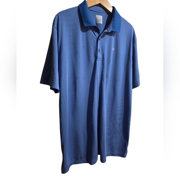 Callaway Men's Blue Striped Polo Shirt - Picture 2 of 5